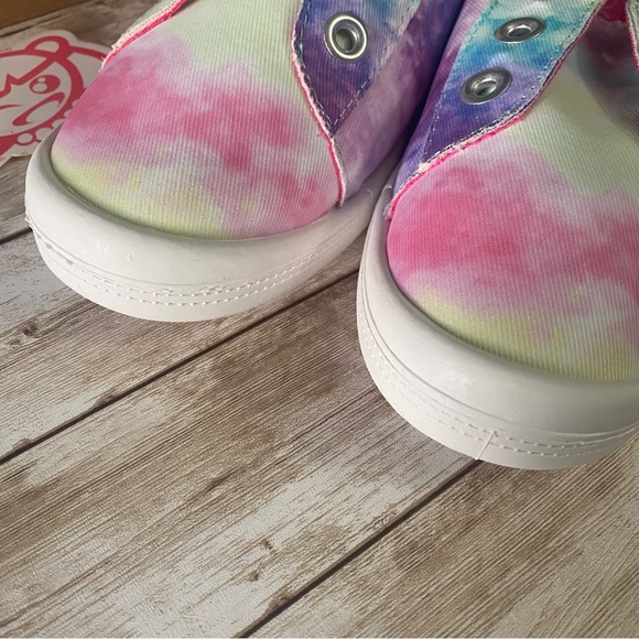 Sugar slip on laceless cute fun tie dye casual sneakers size 7. Sgr gemstone - Picture 3 of 15